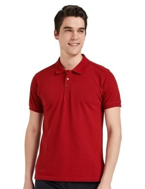 en's cotton rich solid polo tshirt | collar tshirts | half sleeves | plain regular fit